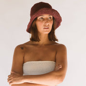 Peggie Bucket Hat Merlot