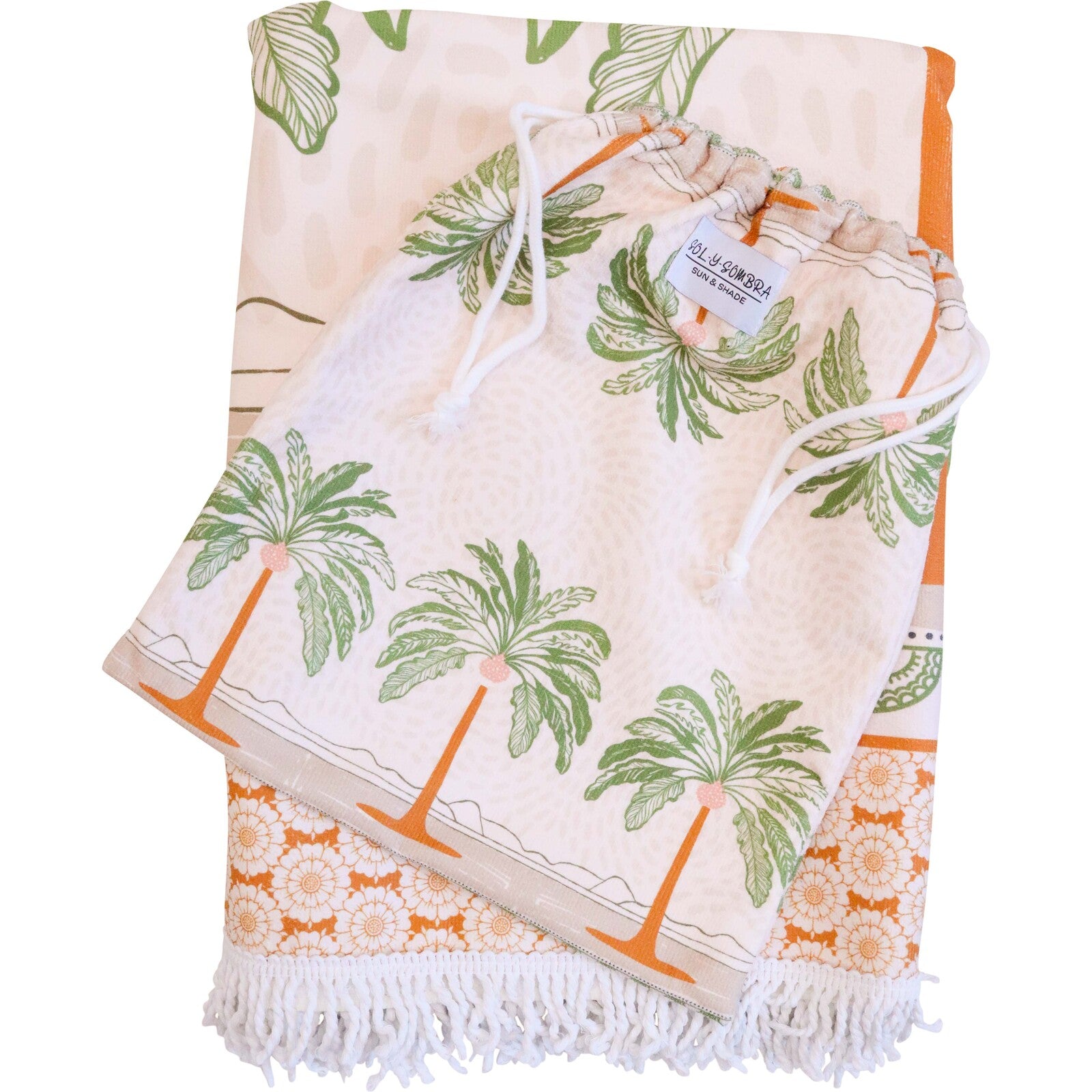 Xl Beach Towel Palm Trio