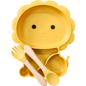 Silicone Bowl Set Lion Yellow