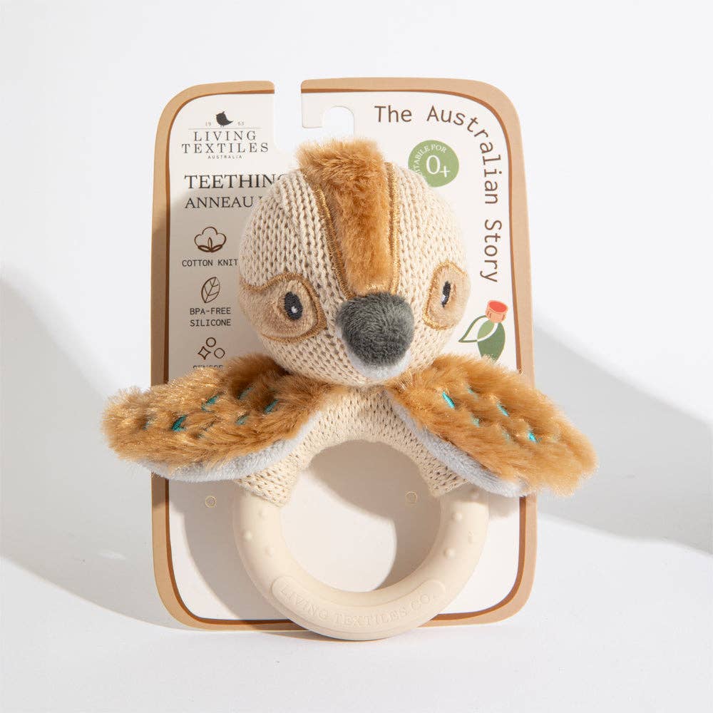 Teething Ring Rattle Kookaburra