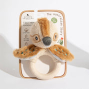 Teething Ring Rattle Kookaburra