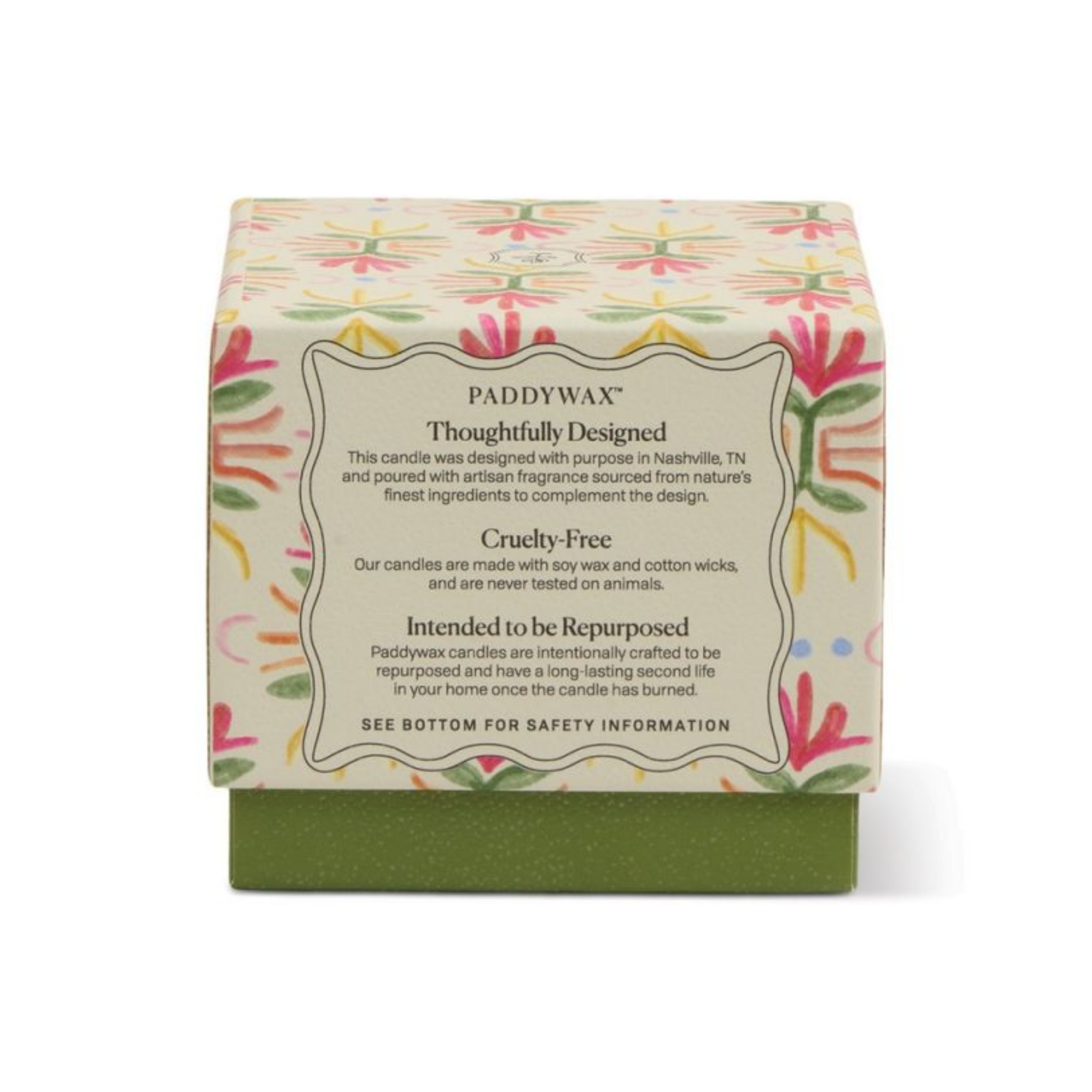 Tulip Glass Candle Bronzed Gardenia 5.5oz