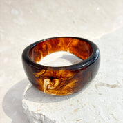 Bold Cuff Bangle Caramel