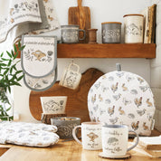 3 Pack Of Tea Towels Country Animals