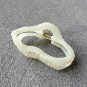 Cloud Hair Claw Clip Cream