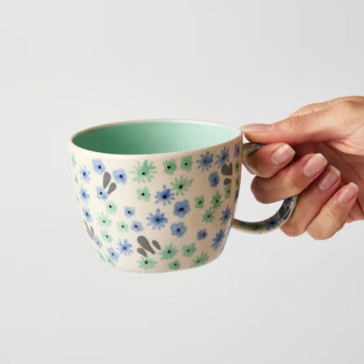 Ditsy Mint Mug