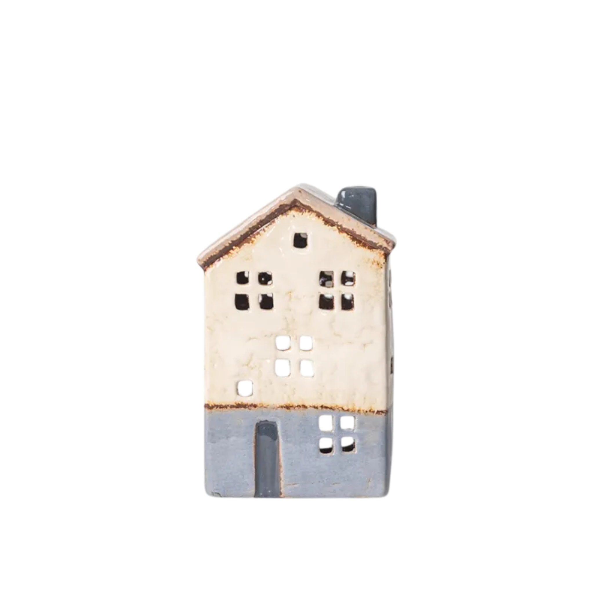 Saint Malo Tea Light House Stone Roof