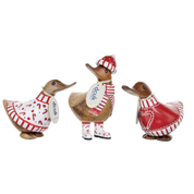 Candy Cane Christmas Ducky White Jumper