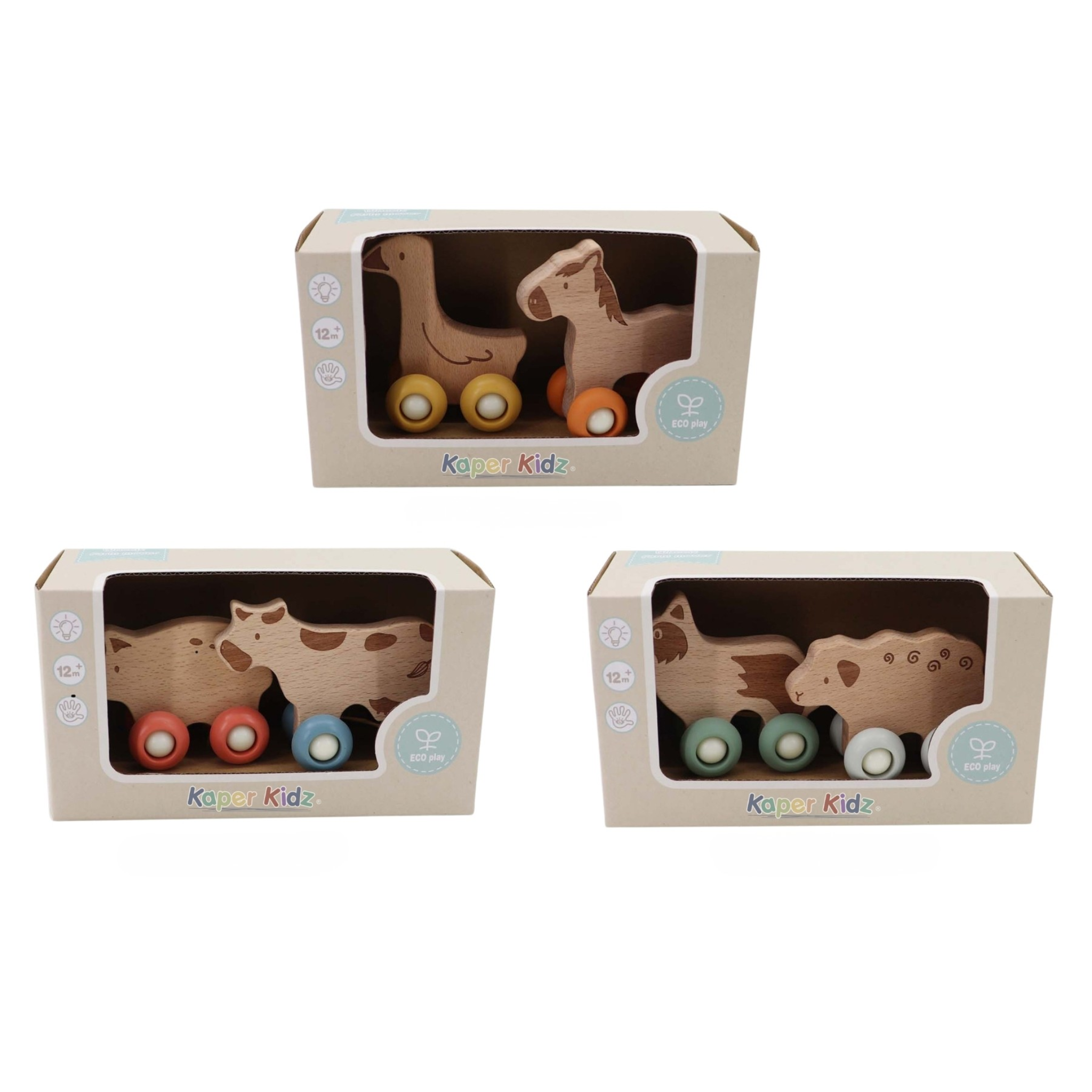 Ecowheels Farm Movers Pig & Cow