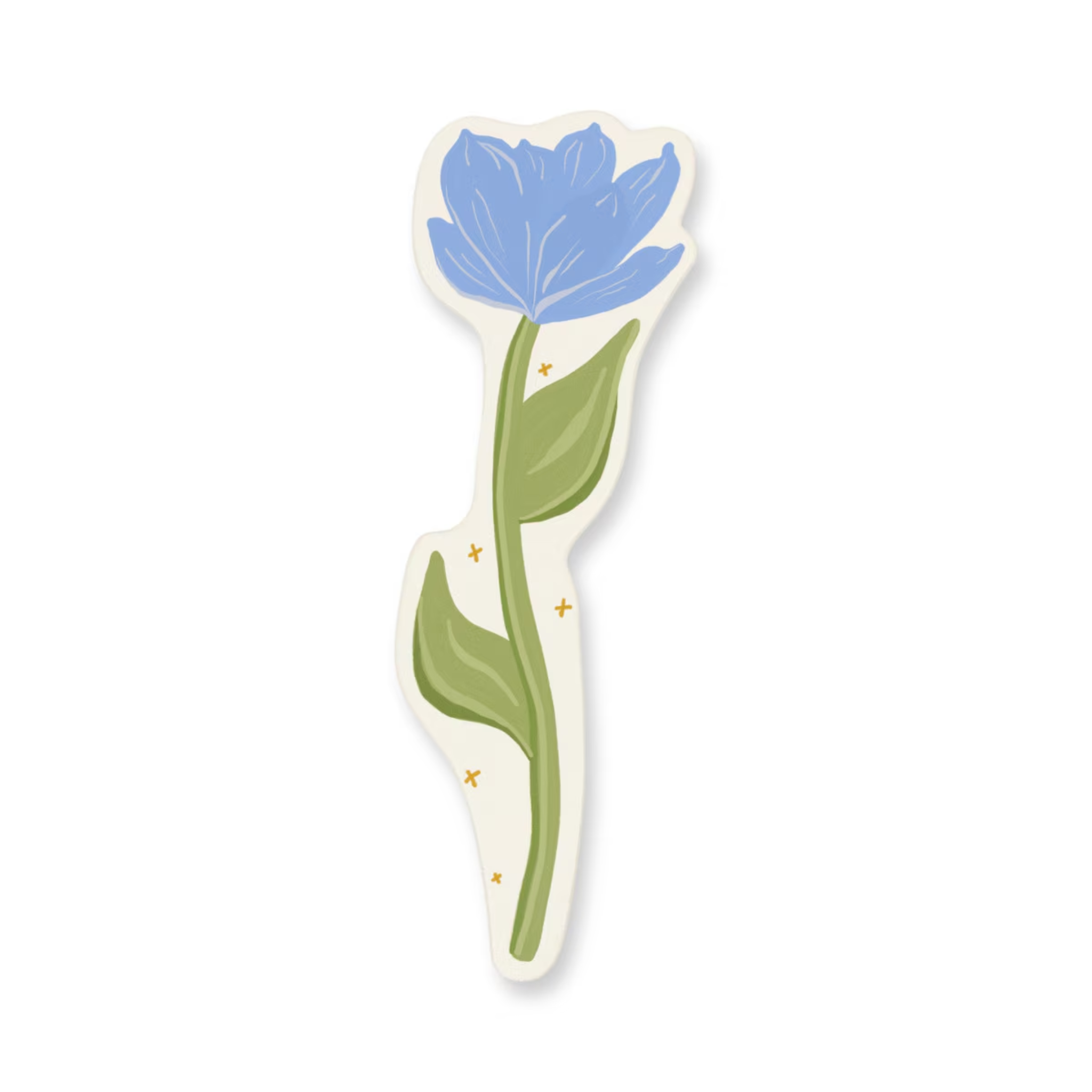 Leatherette Floral Bookmark Magnolia