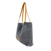 Everyday Natural Tote Bag Blue Grey