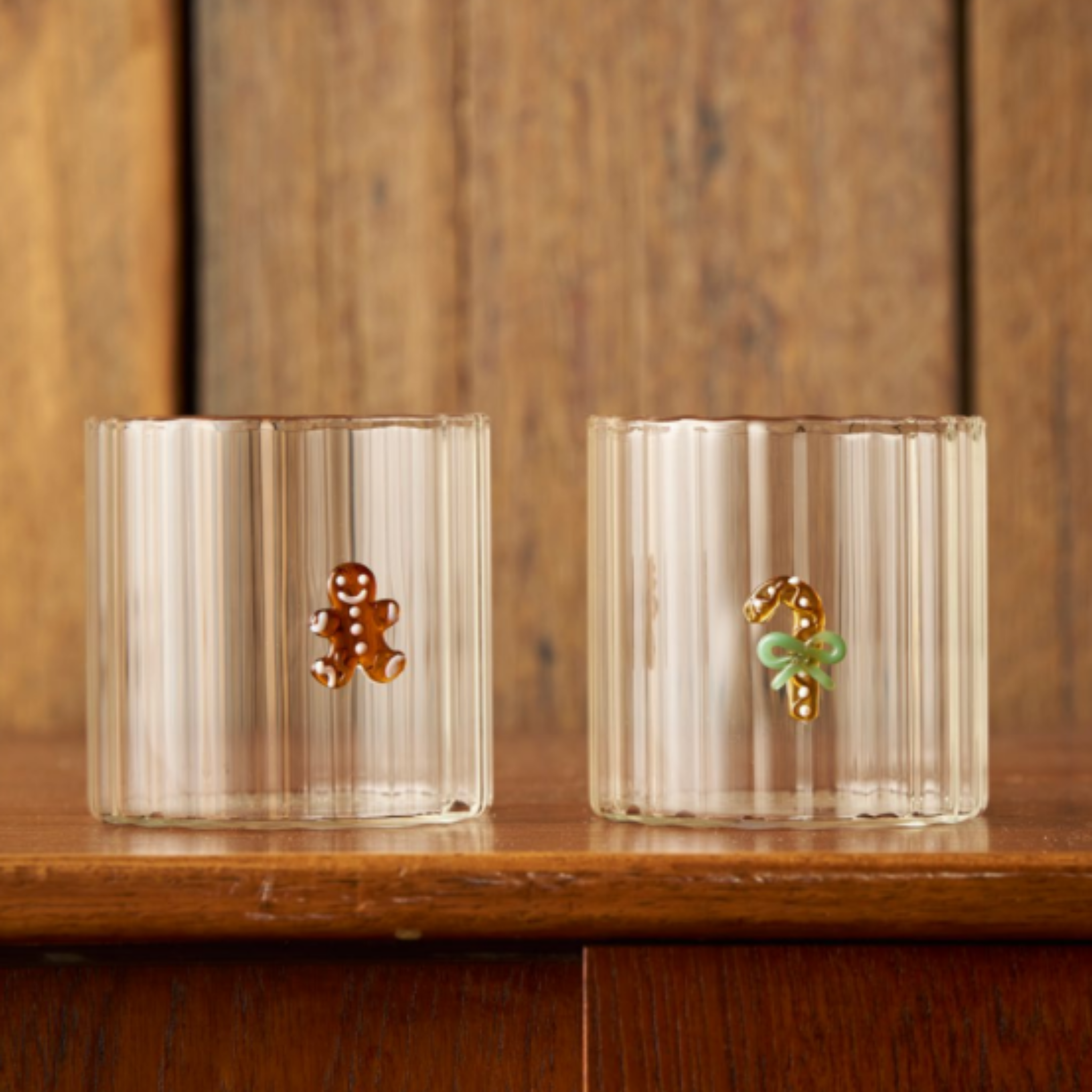 Glass Tumbler Christmas Edition Ginger