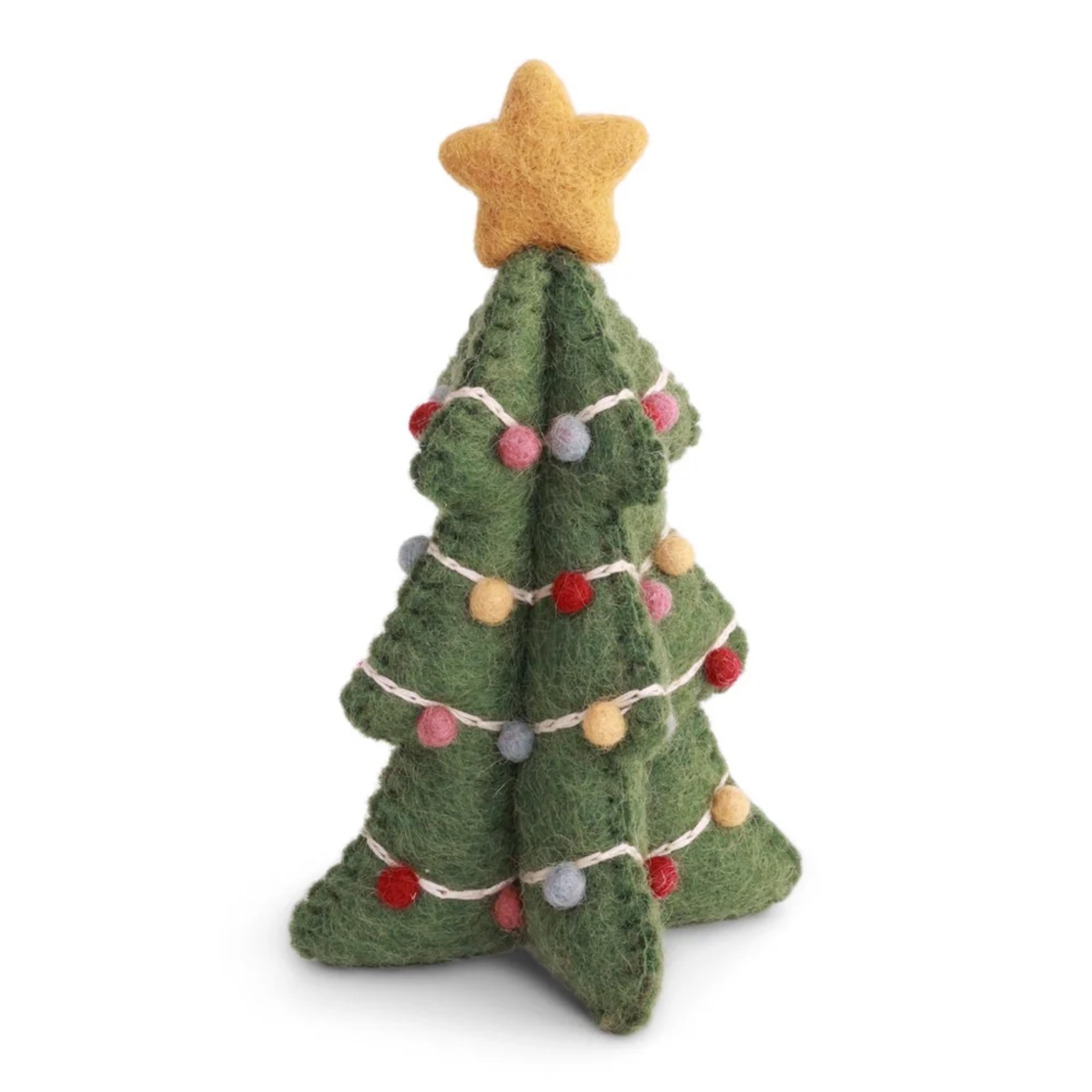 Felt Christmas Tree with Garland Decoration Small