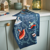 12 Days Of Christmas Cotton Tea Towel