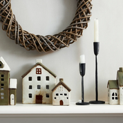Alsace Tea Light Chapel Olive Green
