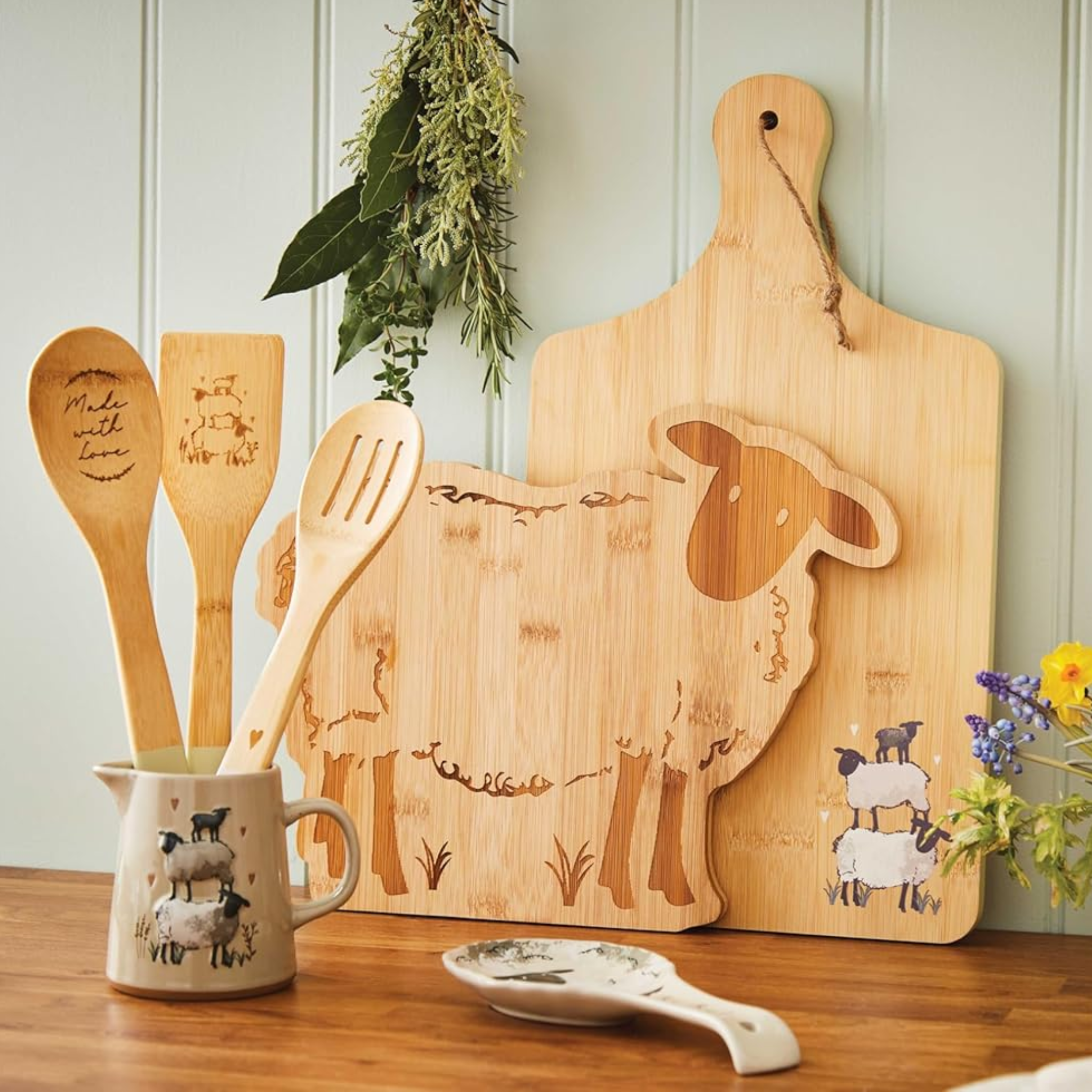 Bamboo Paddle Board Highland Sheep
