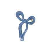 Bow Claw Clip Blue