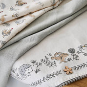 3 Pack Of Tea Towels Country Animals