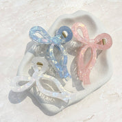 Honey Bow Acrylic Claw Clip Clear