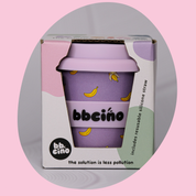 Reusable Babycino Bamboo Cup Go Bananas 120ml