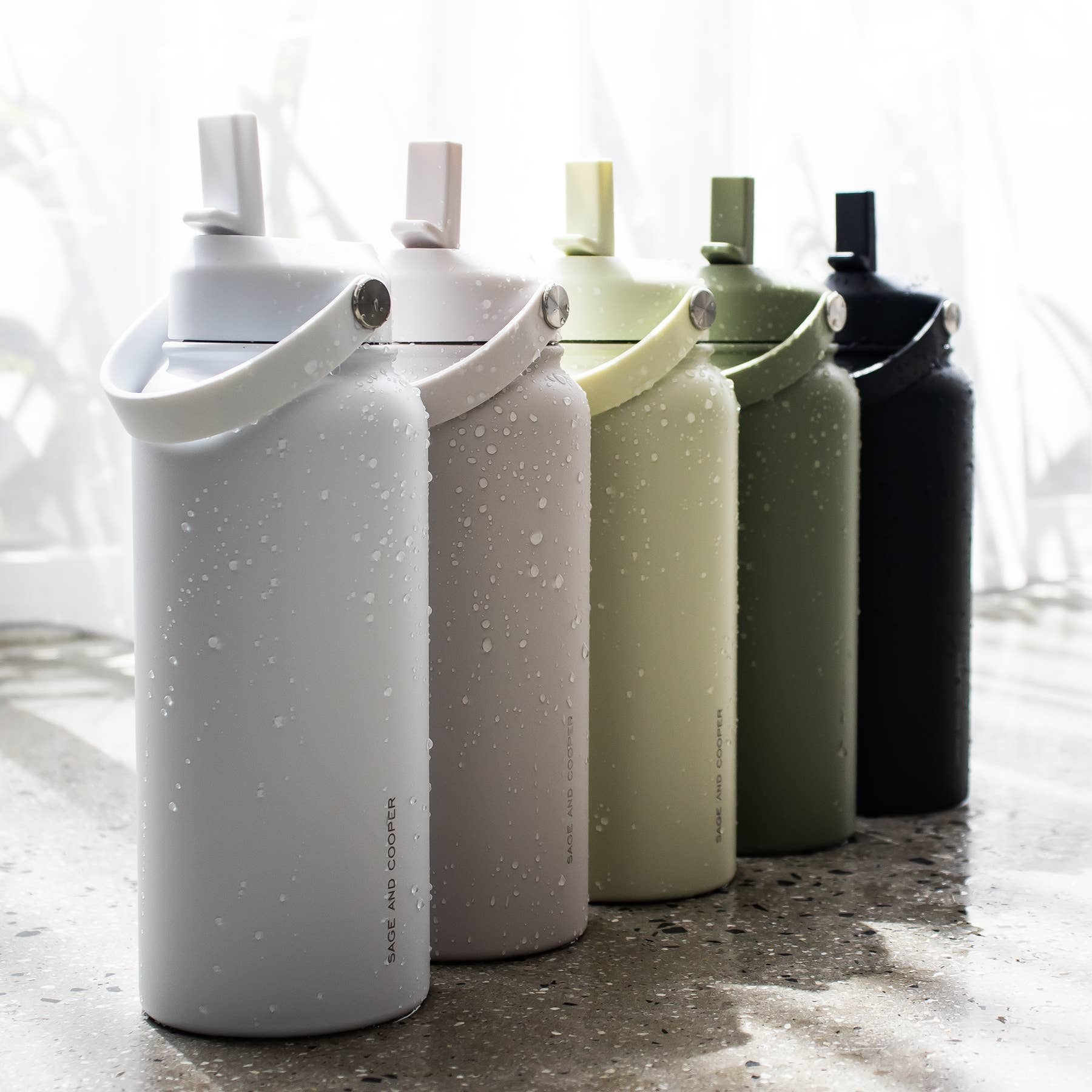 Insulated Drink Bottle 1L White