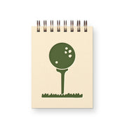 Golf Ball and Tee Mini Jotter Notebook