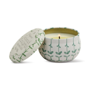 Tulip Printed Tin Candle Verbena & Lemongrass 2oz