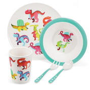 Melamine Dinner Set Of 5 Baby Dino