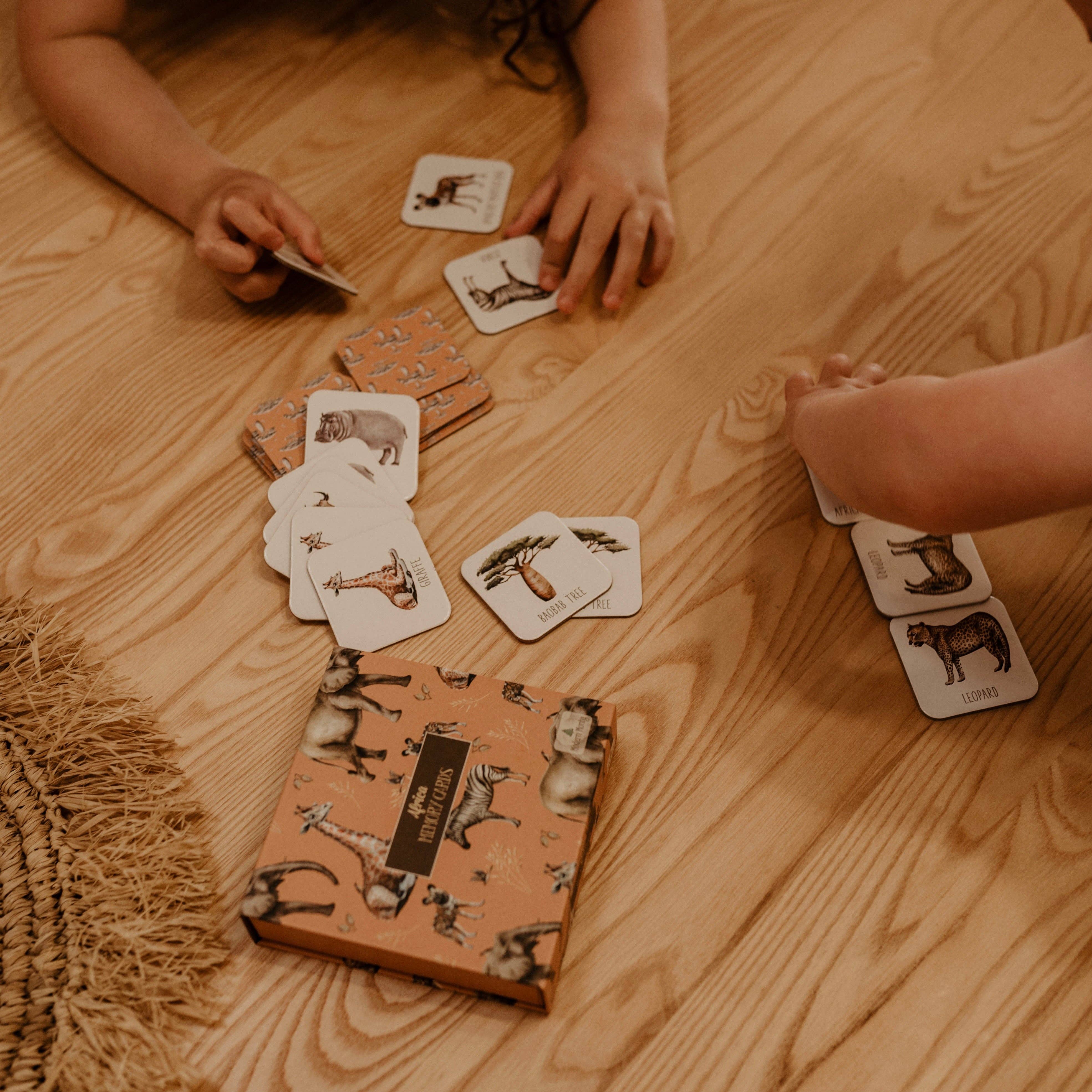 Africa Memory Card Game