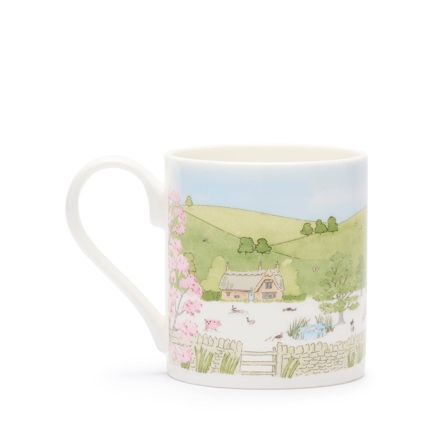 Spring Cottage Scene Standard Mug (275ml)