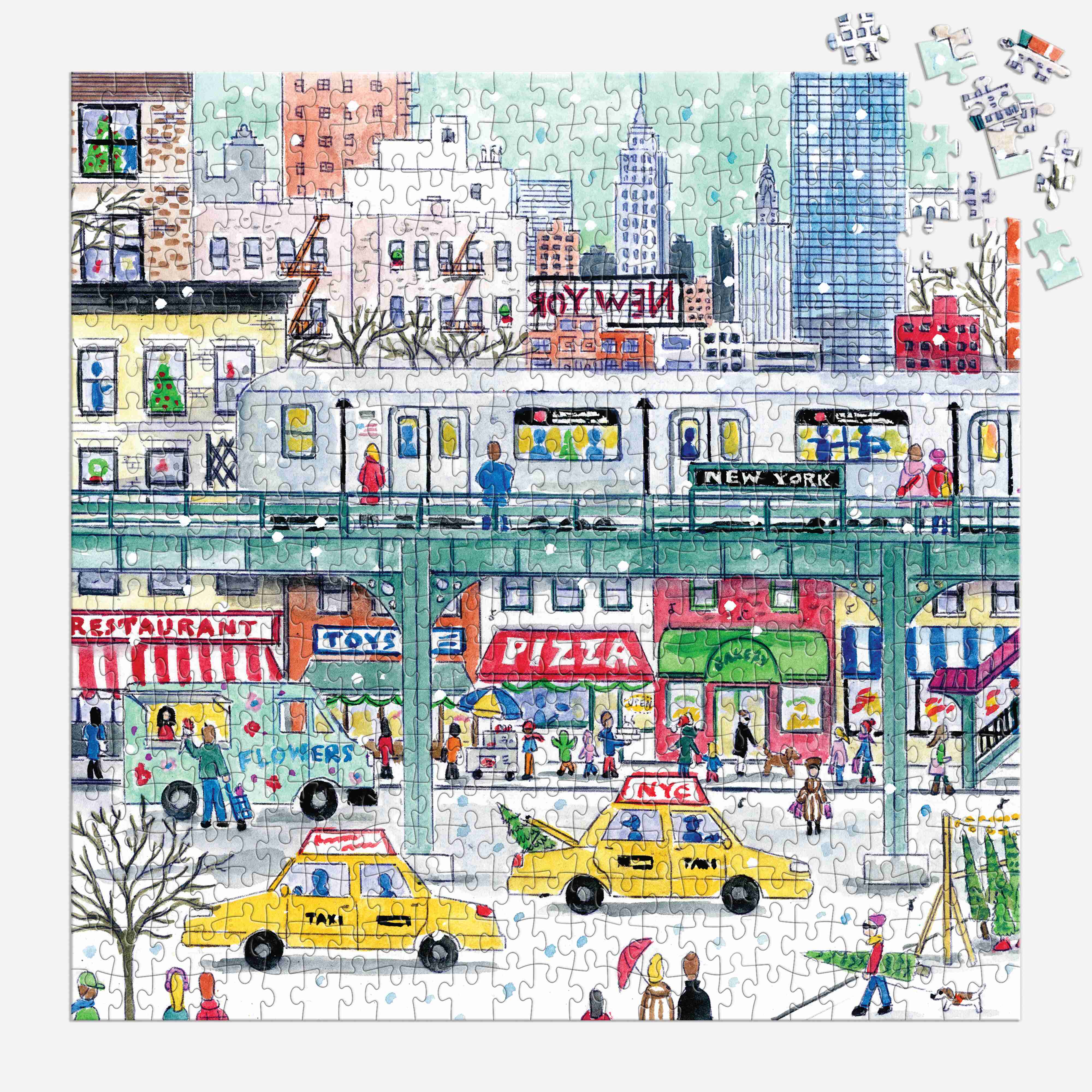 Michael Storrings New York City Subway 500PC Puzzle