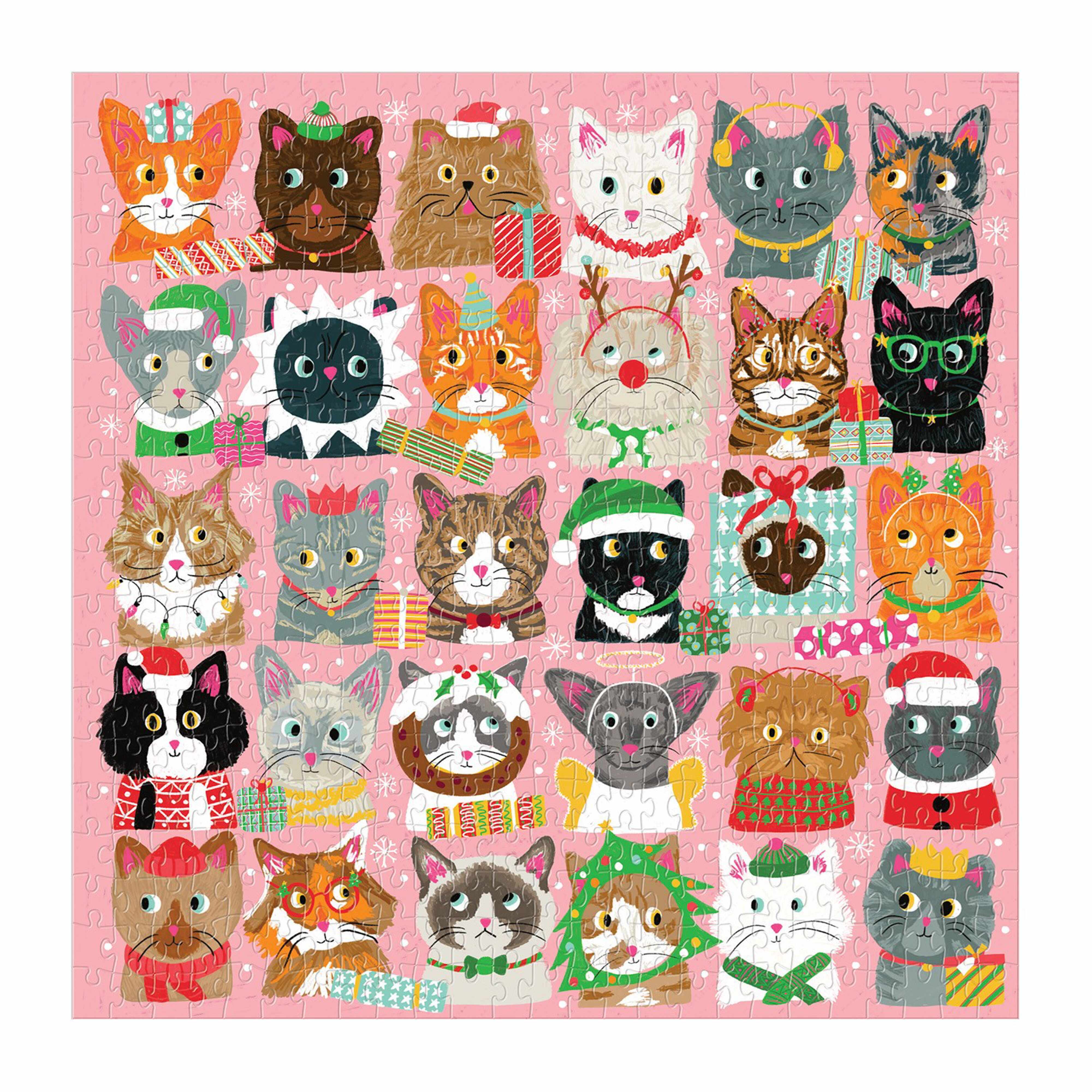 Festive Fur Balls 500PC Puzzle