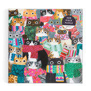 Wintry Cats 500PC Puzzle