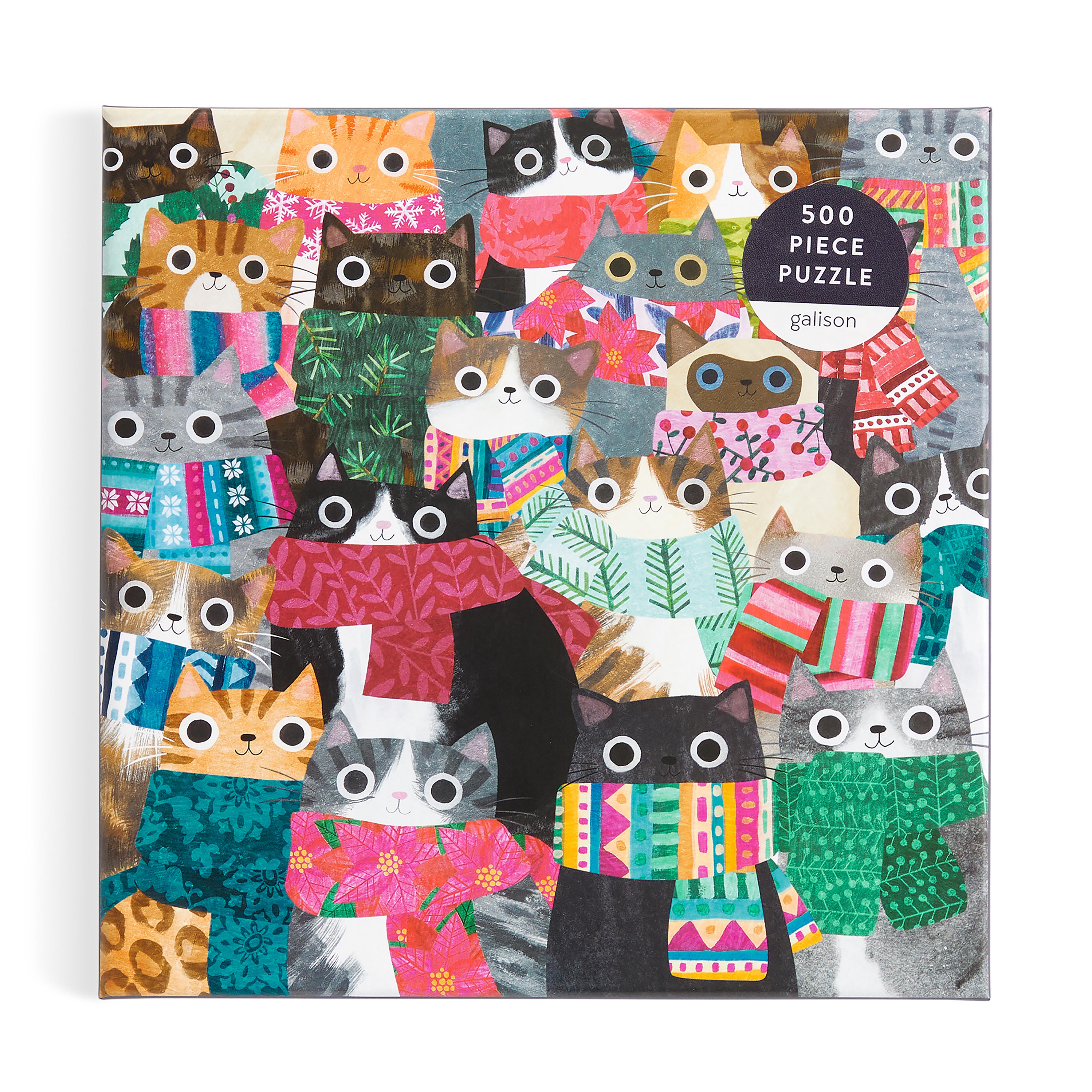 Wintry Cats 500PC Puzzle