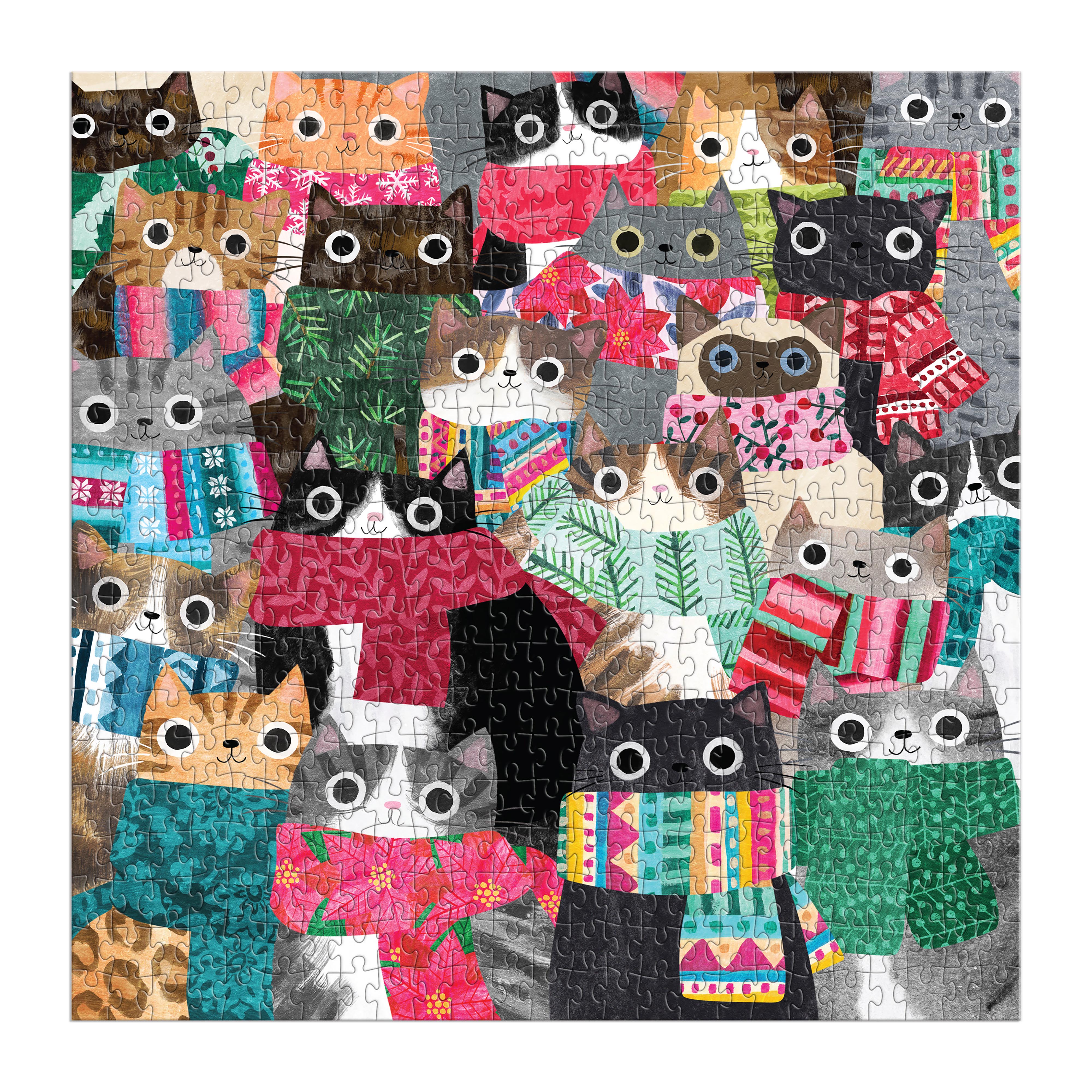 Wintry Cats 500PC Puzzle
