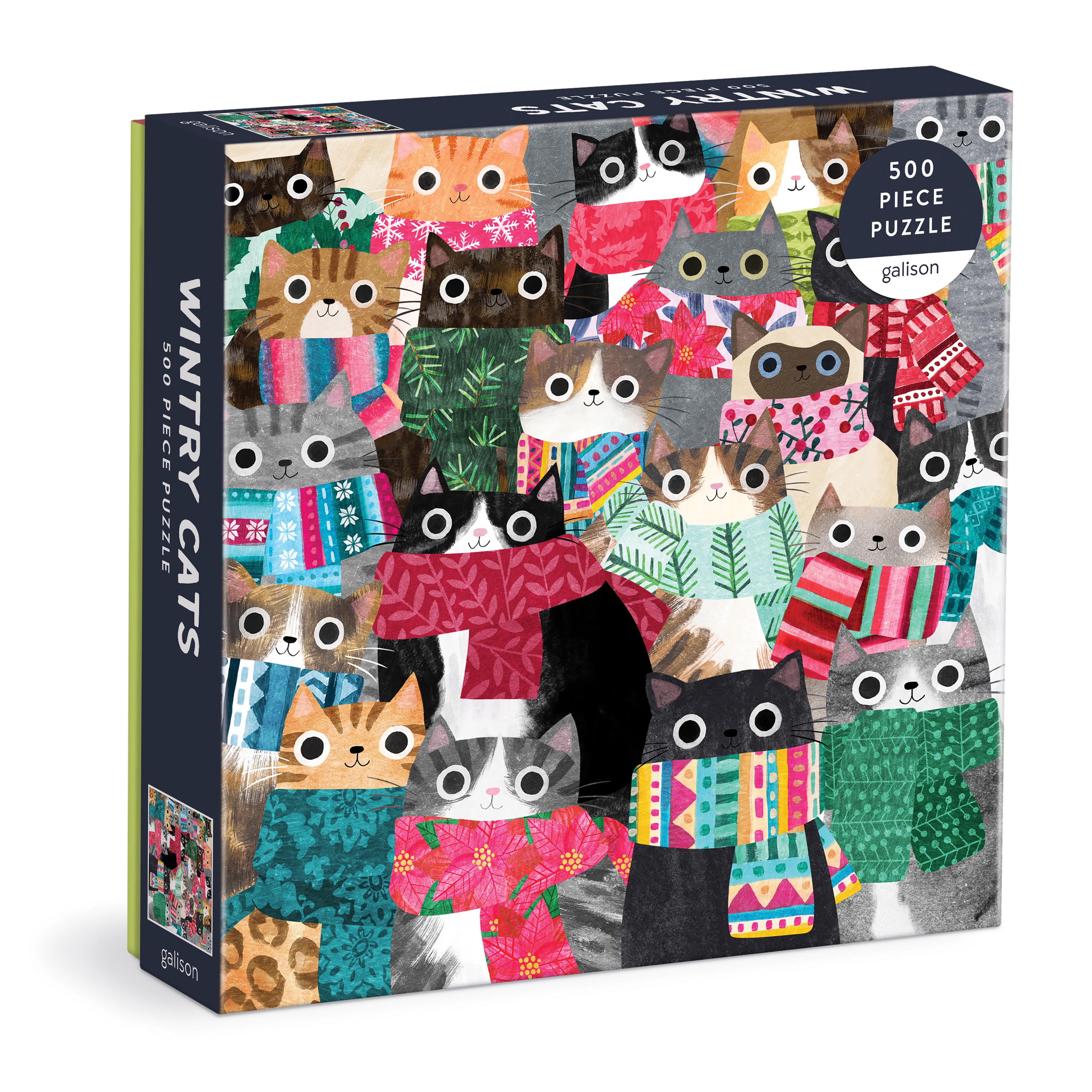 Wintry Cats 500PC Puzzle