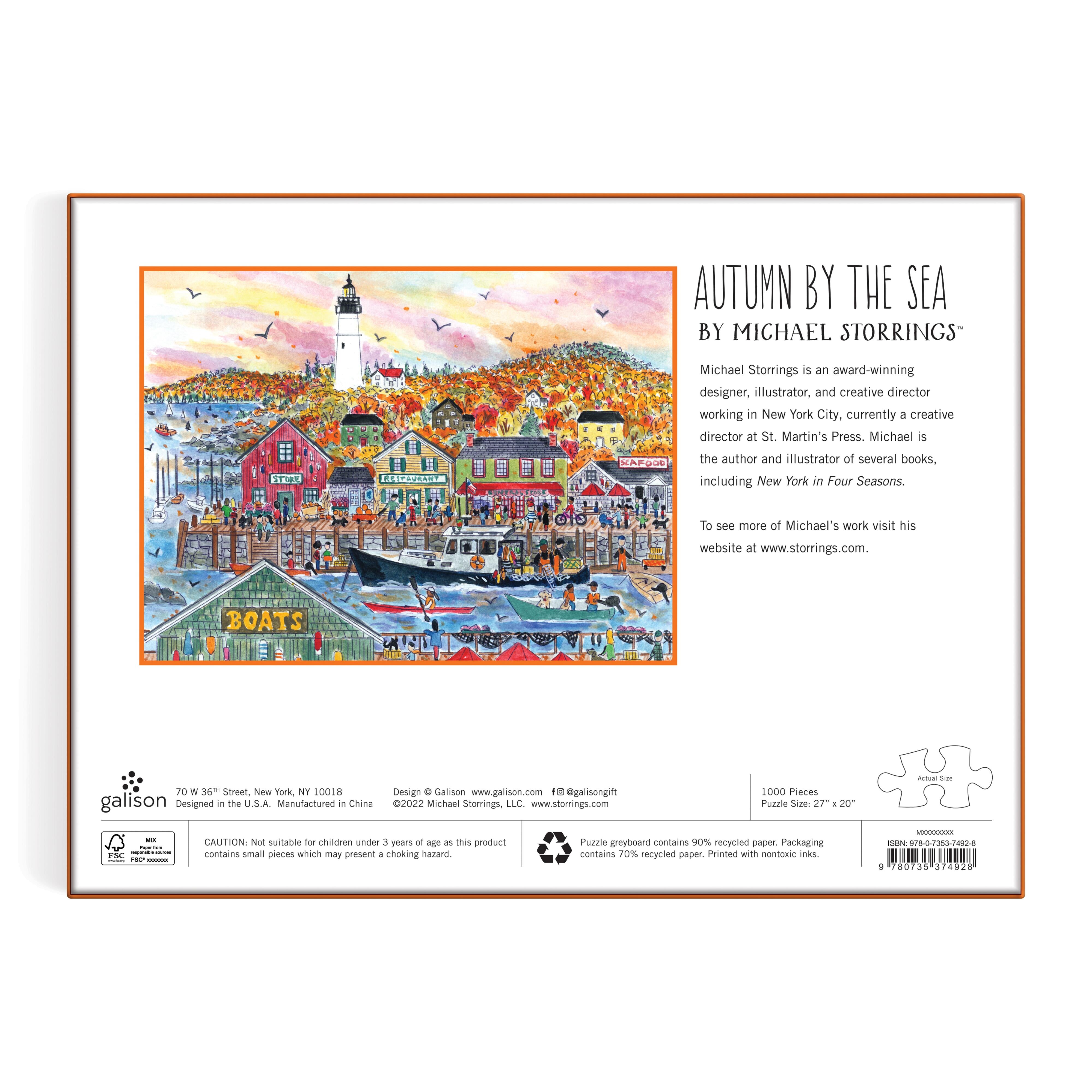 Michael Storrings Autumn By the Sea 1000PC Puzzle