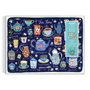 Tea Time 1000PC Puzzle with Shaped Pieces