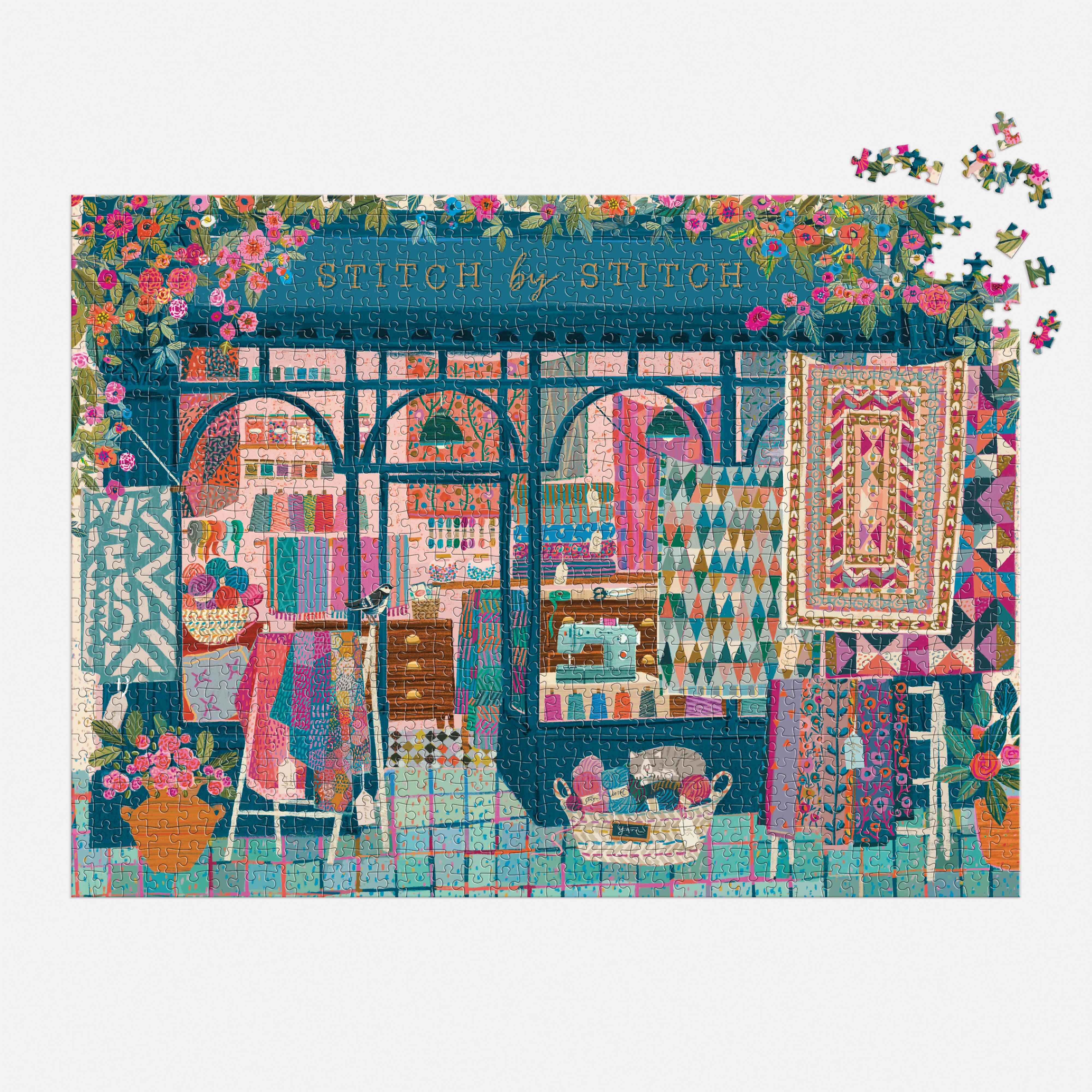 Victoria Ball Stitch by Stitch 1000PC Puzzle
