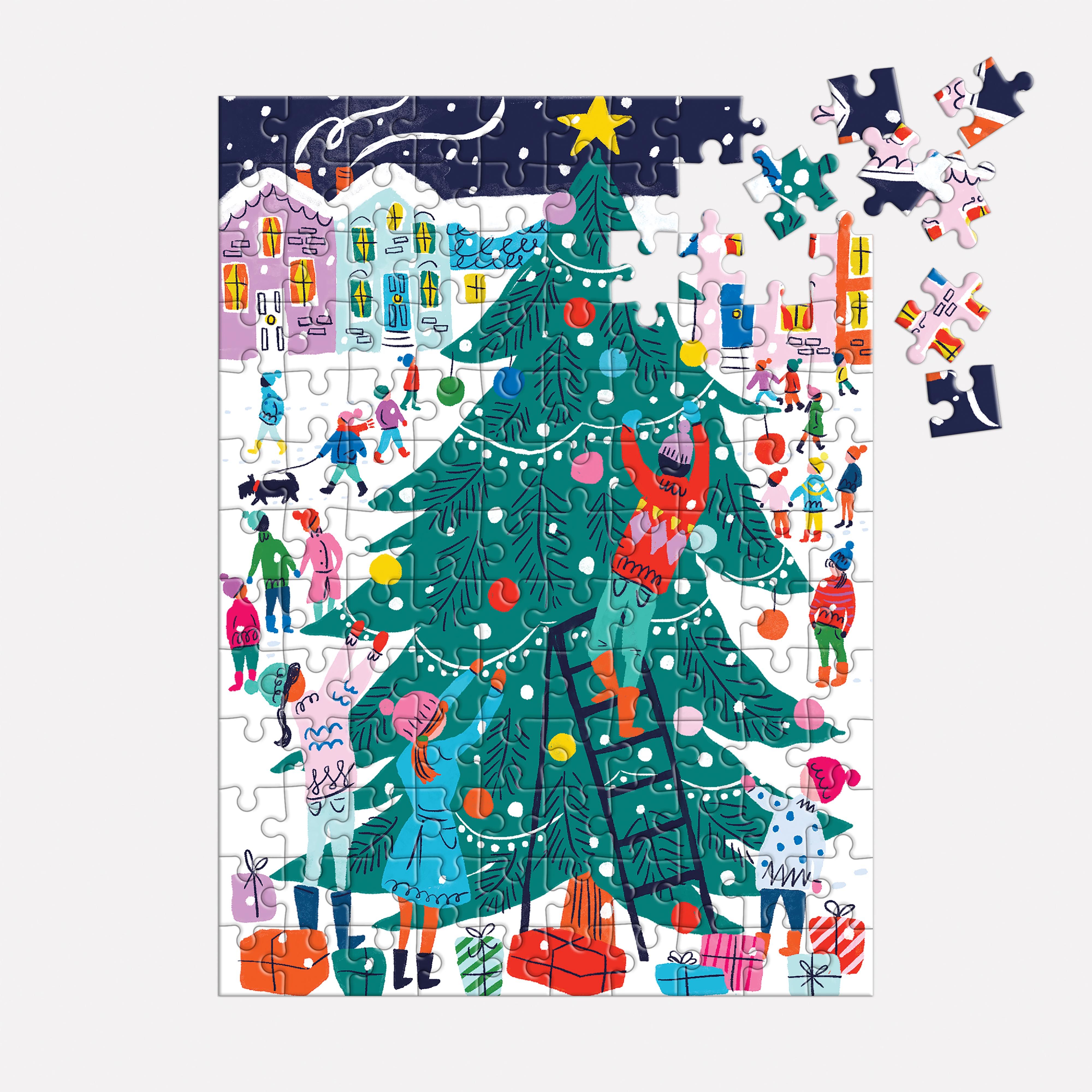 Tree Decorating 130PC Puzzle Ornament