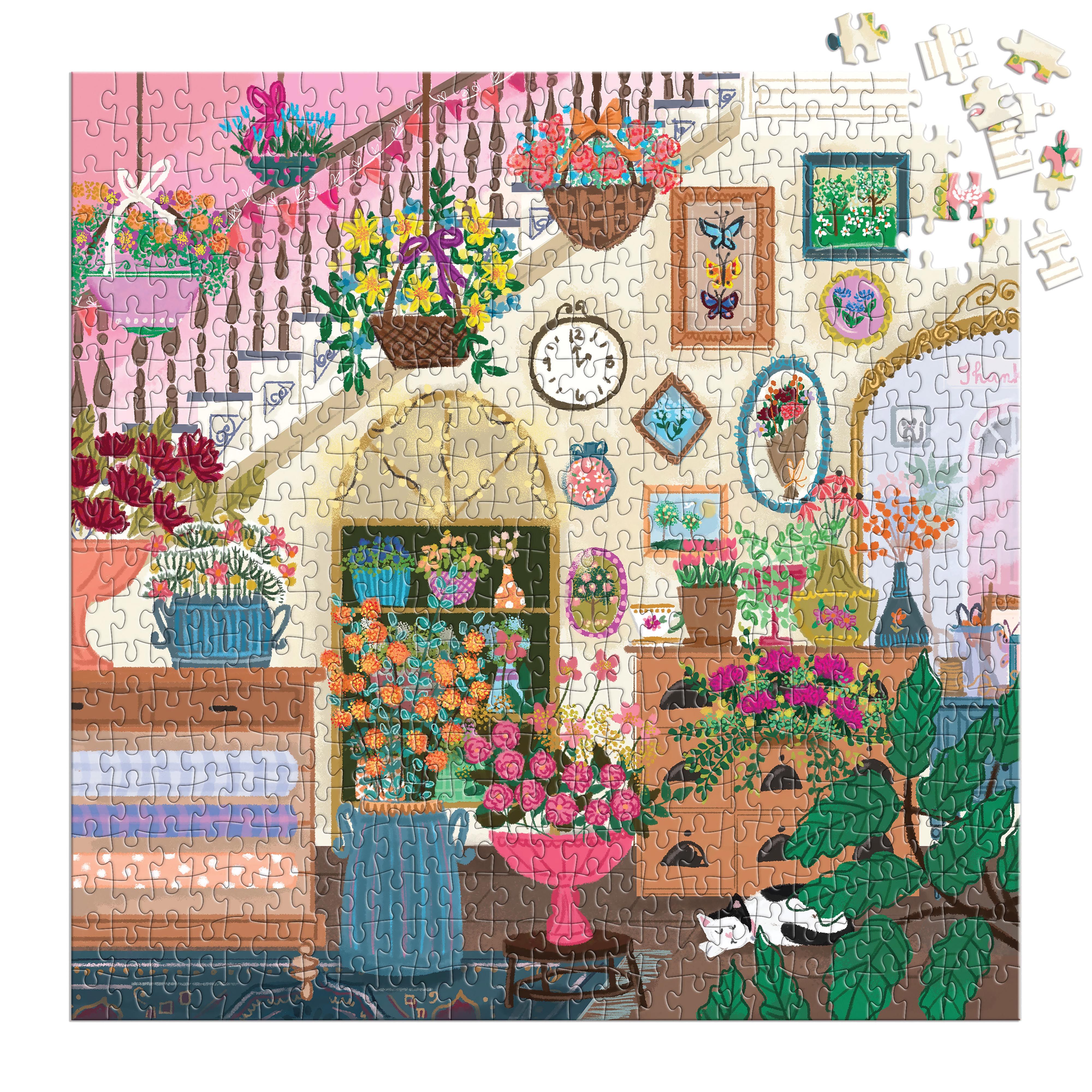 Joy Laforme Flower Shop 500PC Puzzle