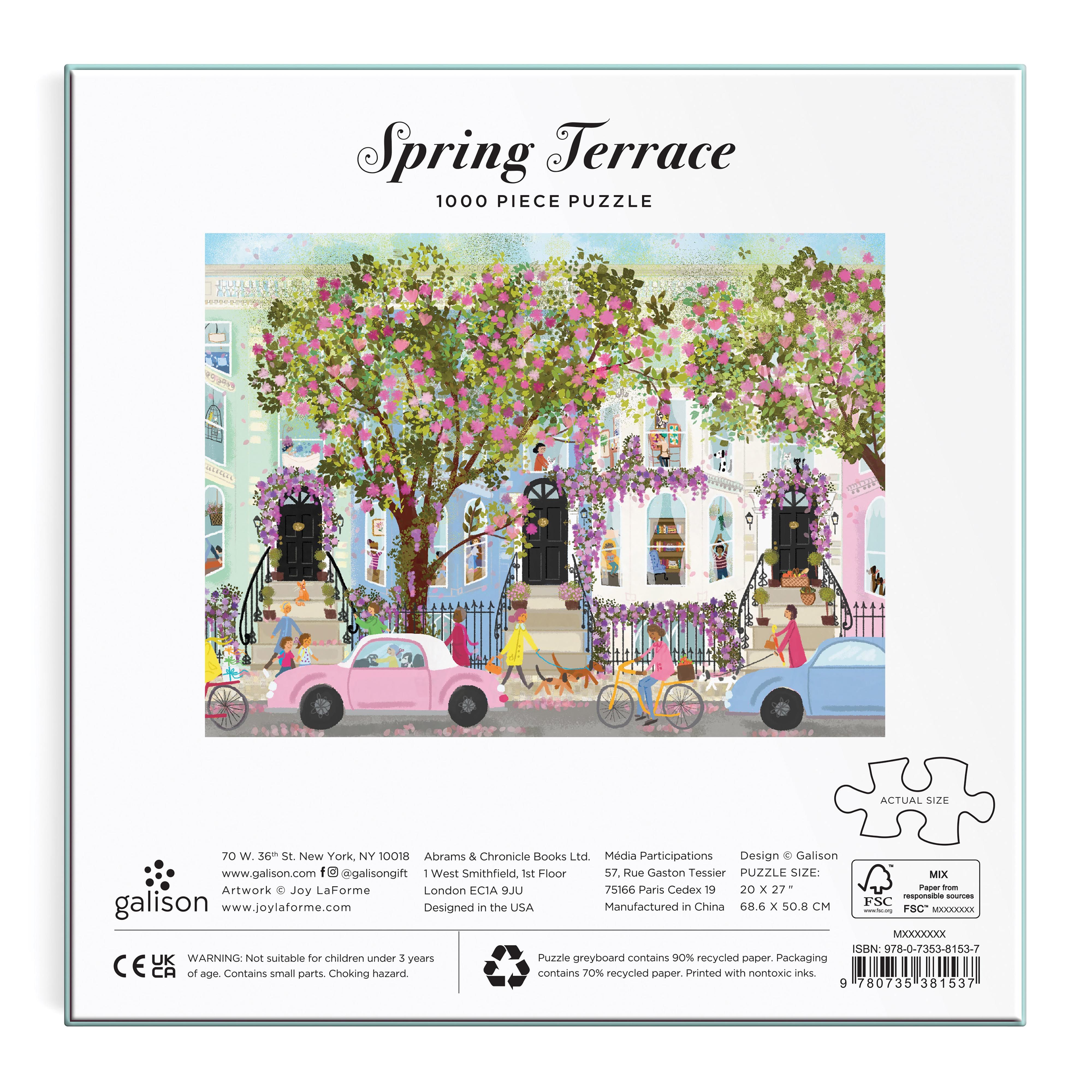 Joy Laforme Spring Terrace 1000PC Puzzle