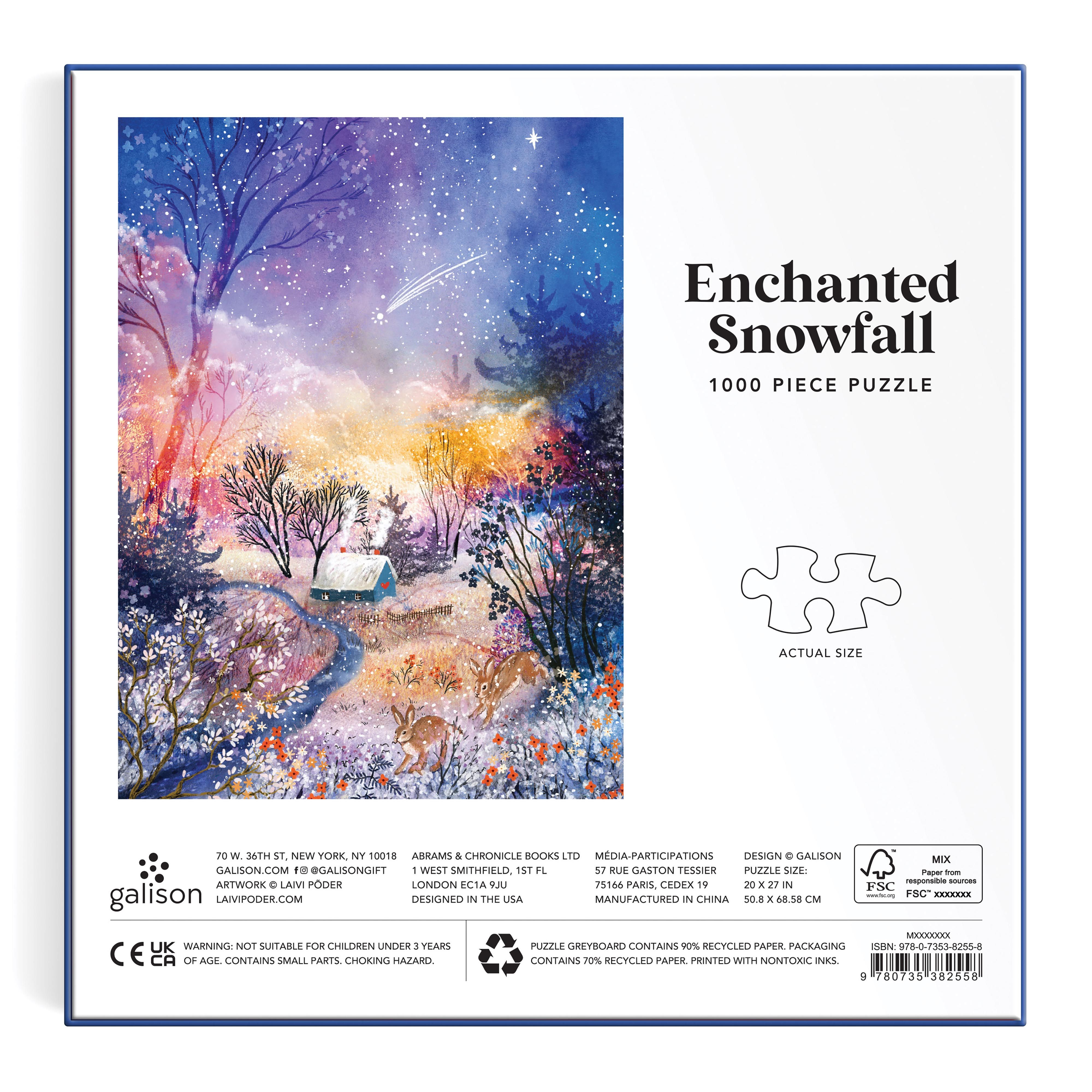 Enchanted Snowfall Puzzle 1000PC Puzzle