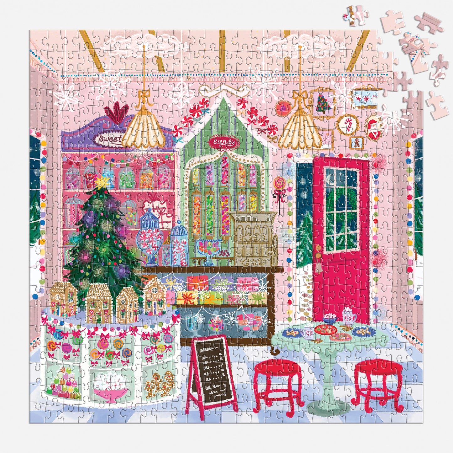 Joy Laforme Gingerbread Cottage 500PC Puzzle