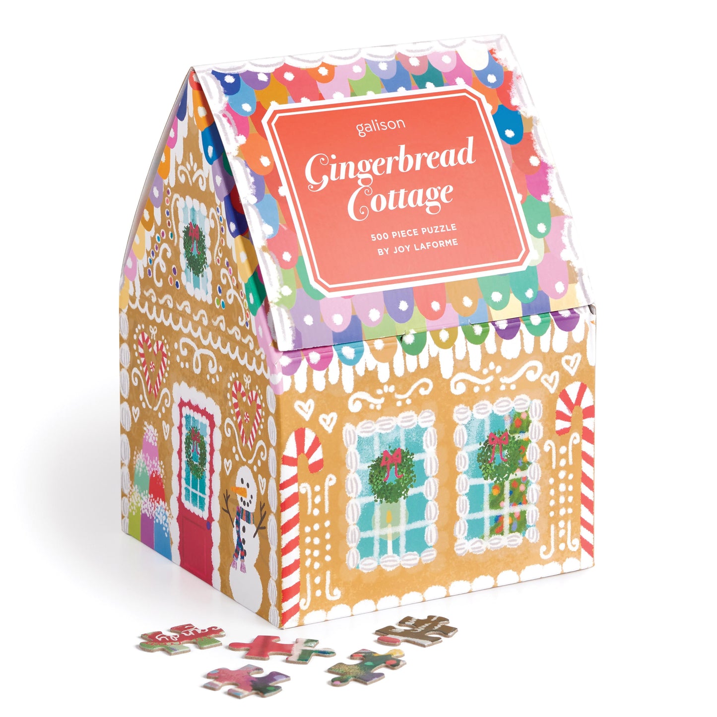 Joy Laforme Gingerbread Cottage 500PC Puzzle