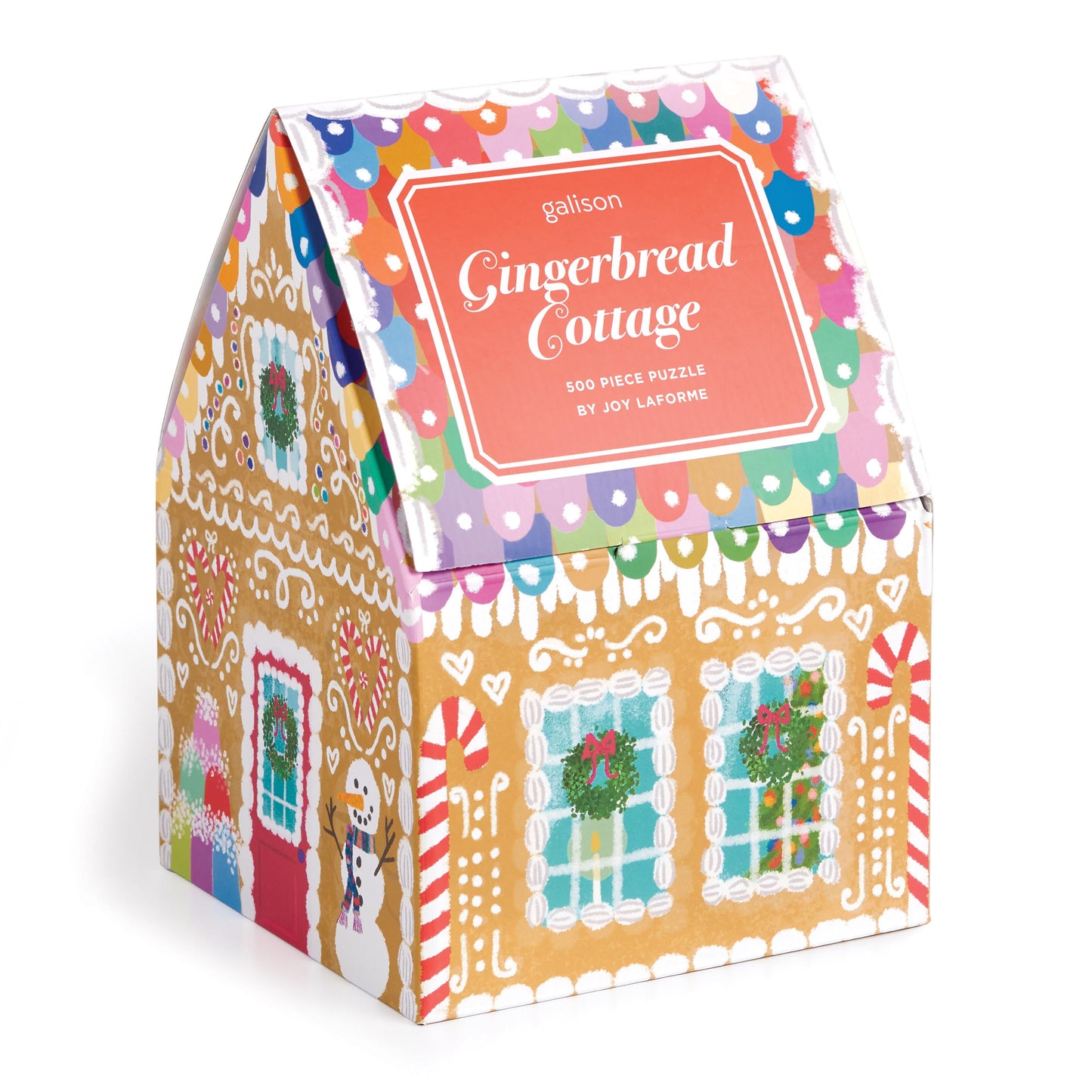 Joy Laforme Gingerbread Cottage 500PC Puzzle