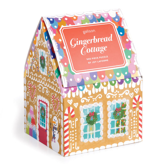 Joy Laforme Gingerbread Cottage 500PC Puzzle