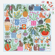Cats in the Houseplants 500PC Puzzle
