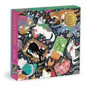 Catmas Chaos 500PC Foil Puzzle
