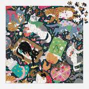 Catmas Chaos 500PC Foil Puzzle